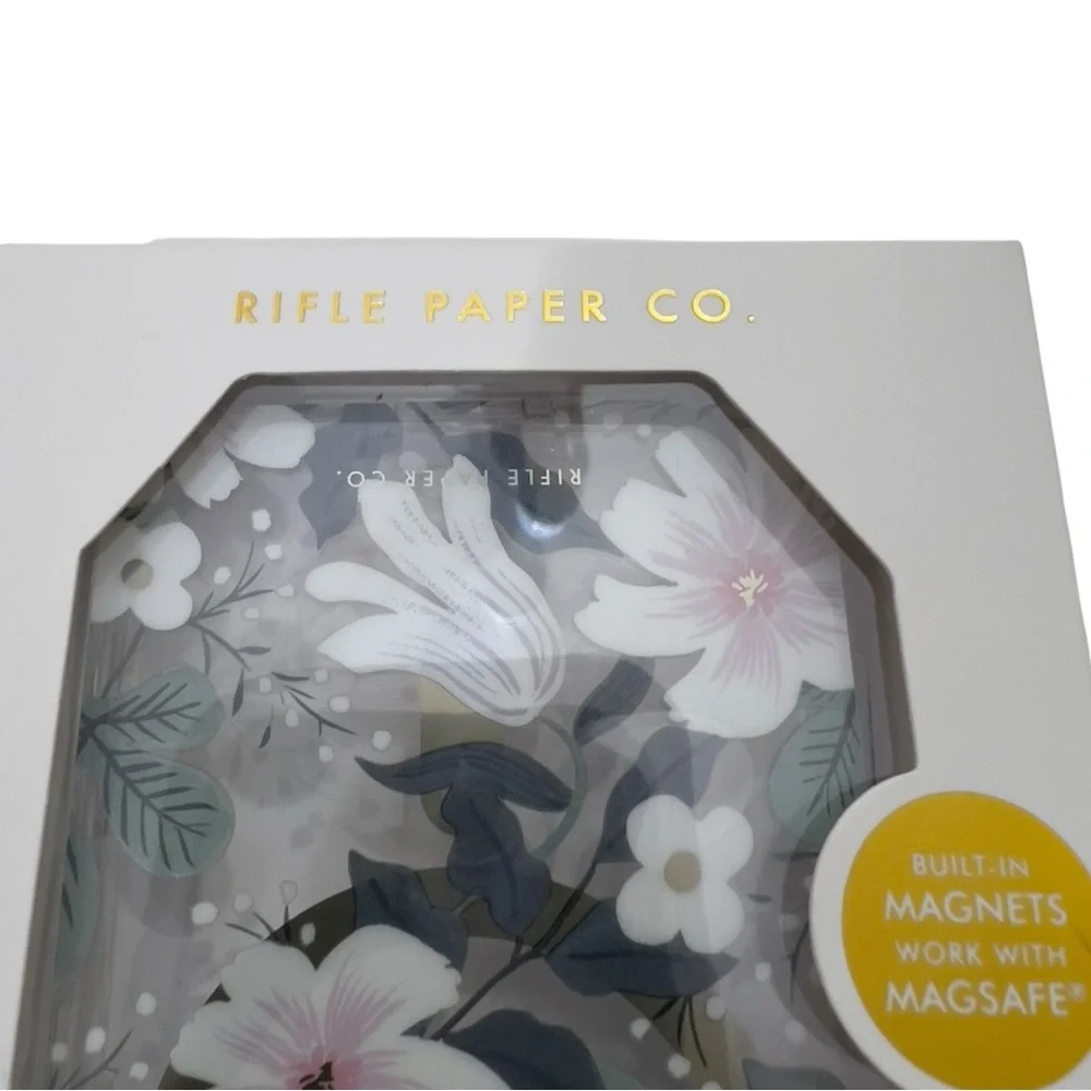 Rifle Paper Co. iPhone 15 Pro Phone Case - Floral - MagSafe- New Open Box